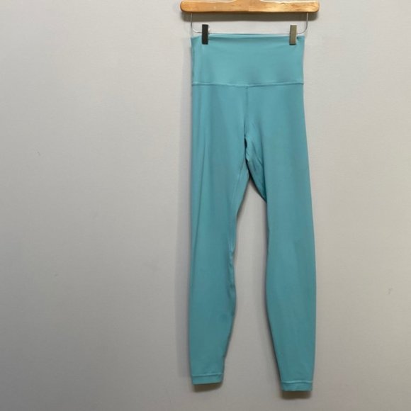 ❗️SOLD❗️Lululemon Teal Green Align Leggings Size 4 - Picture 3 of 7